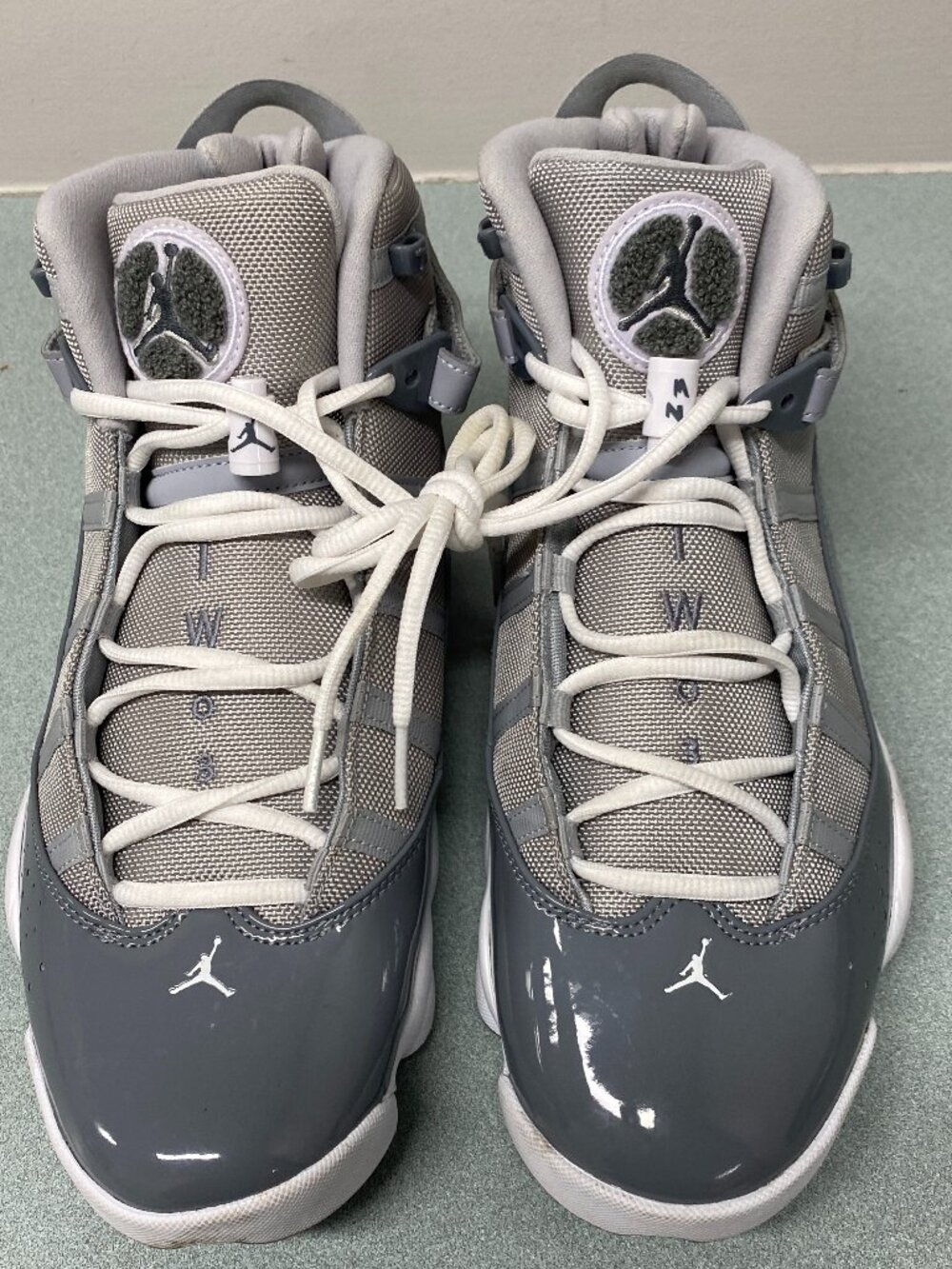 JORDAN 6 RINGS Men's Basketball Shoes 322992 015 Cool Grey Size 13